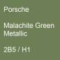 Preview: Porsche, Malachite Green Metallic, 2B5 / H1.